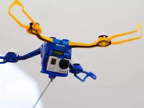 不再失控 Fotokite Phi有线控制无人机